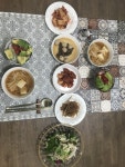 디자인 패브릭 전문브랜드 데코뷰 샐러드 먹을때마다 사용해요. 너무 예쁨사용후기 - 주식회사 데코뷰