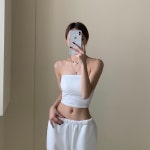 델라인 골반핏 와이드 로우 조거팬츠