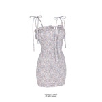 델라인 [MADE] 플라워샤워 리본 미니원피스 - SKY BLUE 델라인 [MADE] 플라워샤워  리본 미니원피스 - SKY BLUE