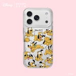 디자인스킨 공식몰 | 아이폰 케이스, 갤럭시 케이스 등 프리미엄 액세서리 [디즈니] 맥세이프 클리어 그래픽 케이스_캣츠앤독스/패턴 플루토