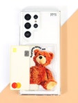 디자인스킨 공식몰 | 아이폰 케이스, 갤럭시 케이스 등 프리미엄 액세서리 피닉스 클리어 카드슬롯 범퍼 그래픽 케이스-테디베어
