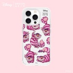 디자인스킨 공식몰 | 아이폰 케이스, 갤럭시 케이스 등 프리미엄 액세서리 [디즈니] 아이폰 클리어 그래픽 케이스_캣츠앤독스/패턴 체셔캣