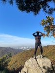 Strava에서 [Team Cervelo Korea] 최.님이 2022년 10월 26일에 수행한 6.9km 달리기 활동 60번째 계양산 문화회관 - [Team Cervelo... 