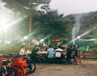 Strava에서  용.님이 2016년 8월 21일에 수행한 57.3km 라이딩 활동 산앤들 꼬기 라뒹 -  용이s 57.3km bike ride