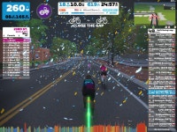 Strava에서 Golden D.님이 2022년 12월 14일에 수행한 25.0mi 산악 자전거 라이딩 Zwift - Group Ride: 3R True2 Steady Ride... 