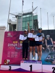 Strava에서 숙정 오.님이 2022년 6월 26일에 수행한 58.6km 라이딩 활동 충주탄금호대회 - 숙정 오.s 58.6km bike ride