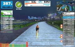 42.9 km Ride Activity on January 2, 2024 by [고총쌤] 최 on Strava [24-로002] Zwift - Group Ride: 3R Octane Interval Ride [~3.2... 