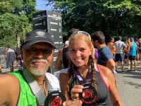 Strava에서 Jorge P.님이 2022년 7월 24일에 수행한 14.7mi 달리기 활동 FIRST DUATHLON: HAPPY. GREAT 👍🏾  - Jorge P.s 14.7mi run