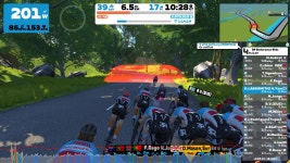 [휠랩&스미스] 양 on Strava Zwift - Group Ride: 3R Endurance Ride (C) on R.G.V. in France - [휠랩&스미스] 양s 55.7 km bike ride