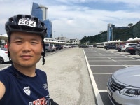 Strava에서 승완 고.님이 2016년 6월 26일에 수행한 44.9km 라이딩 활동 여수 트라이애슬론 대회 - 승완 고s 44.9km bike ride