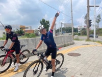 Strava에서 Nara L.님이 2021년 7월 8일에 수행한 136.8km 라이딩 활동 수동- 주금산- 평내호평 - Nara Lees 136.8km bike ride