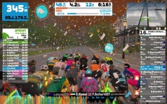 7km 라이딩 활동 Zwift - Race: Crit Club on Mech Isle Loop (B) on Mech Isle Loop in Makuri Islands - Andrew L.'s 17.7km bike ride