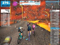 on August 15, 2023 by Eric S. on Strava Zwift - Race: 3R Racing (B) on Volcano Circuit in Watopia - Eric S.s 35.6 km bike ride