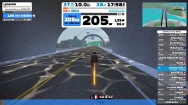 Strava에서 Jürgen P.님이 2023년 3월 3일에 수행한 44.1km 라이딩 활동 Zwift - L2@200W in Watopia - Jürgen P.s 44.1km bike ride