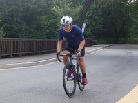 Strava에서 상석 배.님이 2019년 8월 16일에 수행한 10.7km 라이딩 활동 모란서 구미교 복귀 - 상석 배s 10.7km bike ride