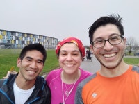 Strava에서 Jay L.님이 2019년 4월 22일에 수행한 5.4mi 달리기 활동 Last run in Belmont til next time - Jay Lees 5.4mi run