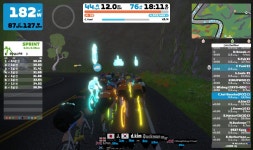 Strava에서 최 근.님이 2022년 11월 9일에 수행한 15.2km 라이딩 활동 Zwift - Pace Partner Ride: Flat Route in Watopia with Yumi... 