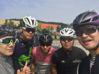 Strava에서 [팀레이싱원주] 김.님이 2016년 8월 24일에 수행한 57.3km 라이딩 활동 오전 라이딩 - [팀레이싱원주] 김.s 57.3km bike ride