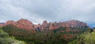 Strava Hike Activity Kolob Canyons: Timber Creek Overlook, ZION NP - Alesia Os 1.2 mi hike