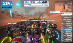 on Strava Zwift - Group Ride: 3R Endurance Steady Ride (C) on Triple Flat Loops in Watopia - 파주자전거 청.s 50.0 km bike ride