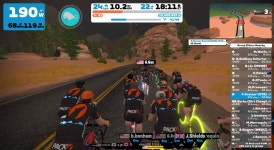 Strava에서 Frank K.님이 2022년 10월 26일에 수행한 31.2mi 라이딩 활동 Zwift - Group Ride: 3R Steady State Endurance Ride... 