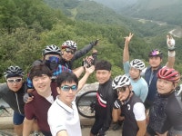 Strava에서 Euna C.님이 2018년 9월 16일에 수행한 82.0km 라이딩 활동 꿀잼 정선 >  맛있는 라이딩 투어 조으다~~ - Euna Chois 82.... 