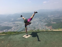 Strava에서 [팀레이싱원주] 바.님이 2017년 5월 5일에 수행한 113.6km 라이딩 활동 사진이 뭔지;; 퍼진상태로 꾸역꾸역 올라감;;... 