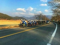 Strava에서 [Fullgas] 앨.님이 2018년 2월 3일에 수행한 156.7km 라이딩 활동 180203 천왕재-원투-천왕재-칠북(가평군청)... 