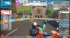 37.9 km Ride Activity on May 5, 2023 by 이승현 [ on Strava 230505 금 Zwift - Race: 3R Innsbruckring Flat Race - 4 Laps (35.2km... 