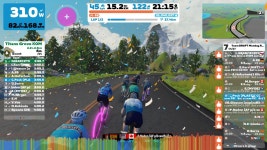 55.6 km Ride Activity on January 4, 2024 by Colin P on Strava Zwift - Group Ride: 3R PedalPlay Interval Ride [~3.3-3.7w/kg avg]... 