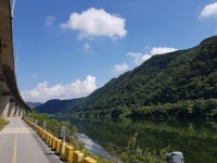 Strava에서 Yeon Hee B.님이 2019년 8월 25일에 수행한 162.4km 라이딩 활동 춘천 왕복하다 비옴 - YeonHee Baes 162.4km bike ride