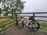 Strava에서 라이더 C.님이 2022년 9월 24일에 수행한 20.6km 라이딩 활동 오산천 날씨 굿 - 라이더 C.s 20.6km bike ride