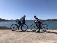 Strava에서 Team Bianchi L 류.님이 2018년 2월 17일에 수행한 54.3km 라이딩 활동 공룡마을 고성군 동해면 라이딩  - Team Bianchi... 