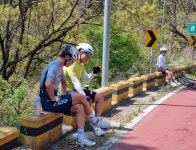 Strava에서 Jung Hwa H.님이 2022년 4월 21일에 수행한 50.1km 라이딩 활동 제빵소 힐링 라이딩 - jung hwa Hans 50.1km bike ride