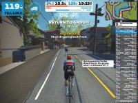 by Lachie G on Strava Zwift - Group Ride: 3R Endurance Ride (C) on Sukis Playground in Makuri Islands - Lachie Gs 35.0 km bike ride