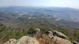 Strava에서 포천촌놈 러.님이 2023년 4월 2일에 수행한 16.3km 달리기 활동 천보산 16 칠봉산 - 포천촌놈 러.s 16.3km run