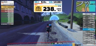 by Luis O on Strava Zwift - Group Ride: 3R Steady State Endurance Ride (C) on Volcano Circuit in Watopia - Luis Os 34.9 km bike ride