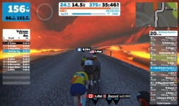 Strava에서 Mark I.님이 2019년 5월 12일에 수행한 25.3mi 라이딩 활동 3R Volcano Circuit Flat Race - 8 Laps (35.2km/21.9mi... 