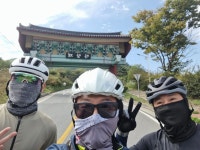 Strava에서 🇰🇷 남호 김.님이 2022년 10월 14일에 수행한 87.7km 라이딩 활동 박달재-운학재-피재리버스Three passes... 