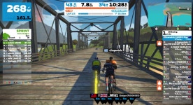33.3 km Ride Activity on August 3, 2023 by Lynton Z. on Strava Zwift - Race: 3R Racing (A) on 2019 UCI Worlds Harrogate Circuit... 