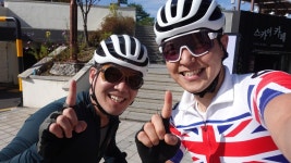 Strava에서 Kim W.님이 2022년 10월 15일에 수행한 74.2km 라이딩 활동 사북아북사 3회전 - Kim W.s 74.2km bike ride