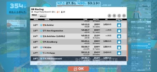 Strava에서 Aero M.님이 2023년 4월 1일에 수행한 27.9km 라이딩 활동 Zwift - Race: 3R Racing (C) on Royal Pump Room 8 in... 