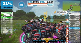Strava에서 Brad L.님이 2023년 1월 14일에 수행한 42.6mi 라이딩 활동 Zwift - Group Ride: 3R Endurance Steady Ride (C) on... 