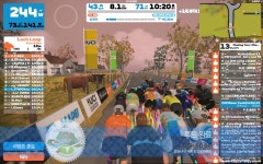 Strava에서 임 건.님이 2023년 4월 24일에 수행한 35.1km 라이딩 활동 Zwift - Race: 3R Racing (A) on Sand And Sequoias in Watopia... 