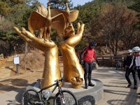 Strava에서 [프리라이딩] 엄.님이 2018년 1월 19일에 수행한 35.5km 라이딩 활동 계족산봉황정 ~ 대전대싱글 - [프리라이딩] 엄자s... 