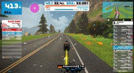 29.9 km Ride Activity on February 21, 2023 by [유튜브☆오뚜기네자전거] 김 on Strava Zwift - Race: 3R Racing (A) on Figure 8 in... 