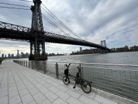 Strava에서 Adeet D.님이 2021년 10월 24일에 수행한 19.7mi 라이딩 활동 Two bridges ride - Adeet D.s 19.7mi bike ride