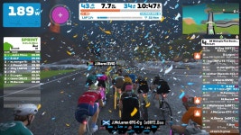 43.2 km Ride Activity on September 24, 2023 by Ralf H on Strava Zwift - Race: 3R Watopia Flat Route Race - 4 Laps (40.5km/25.1mi... 