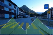 Strava에서 청송 유.님이 2022년 12월 16일에 수행한 55.2km 라이딩 활동 Challenge Davos | Switzerland 55 km - 청송 유.s 55.2km... 