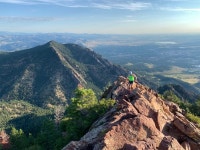 Strava에서 Galen B.님이 2019년 8월 4일에 수행한 5.7mi 달리기 활동 Bear Peak w/ Brett - Galen Burrells 5.7mi run